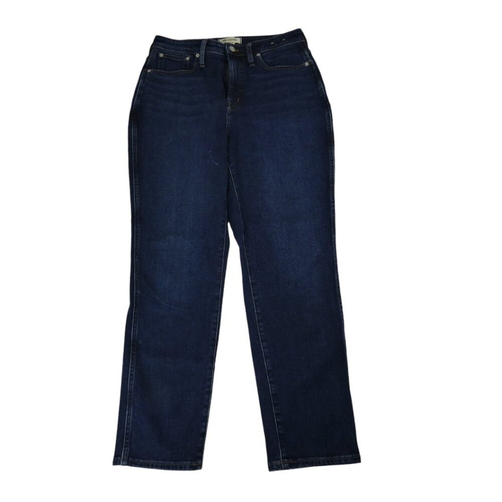 Madewell Straight-Leg Dark Indigo Jeans